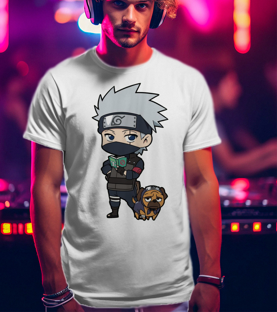 Kakashi Dog Chibi Ninja Fan T-Shirt