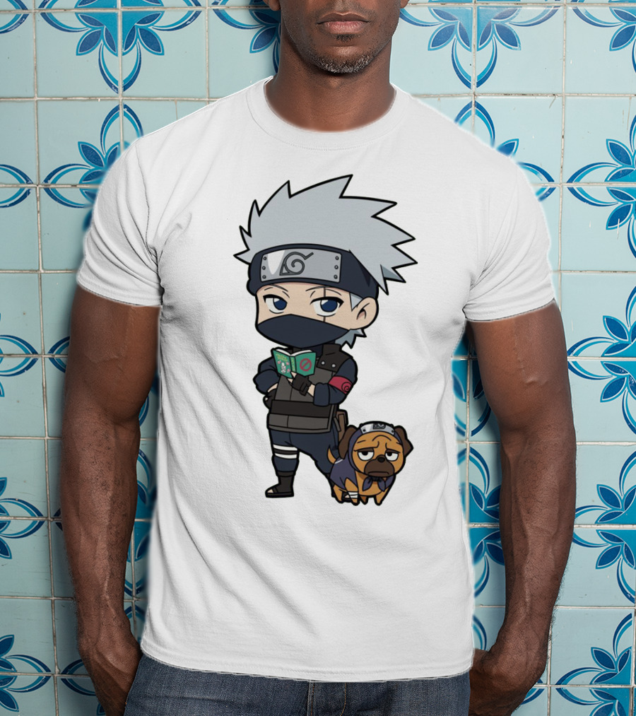 Kakashi Dog Chibi Ninja Fan T-Shirt