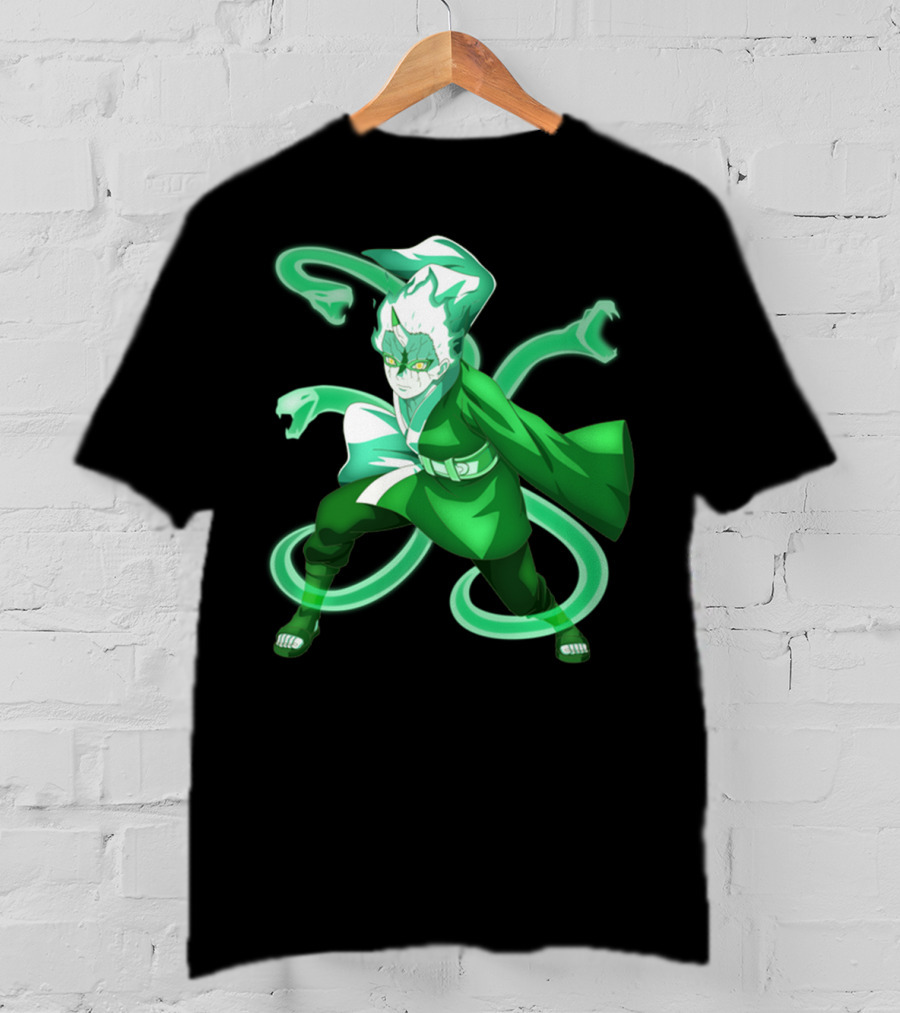 Mitsuki Orochimaru Anakins Striking Green Aura Power Form T-Shirt