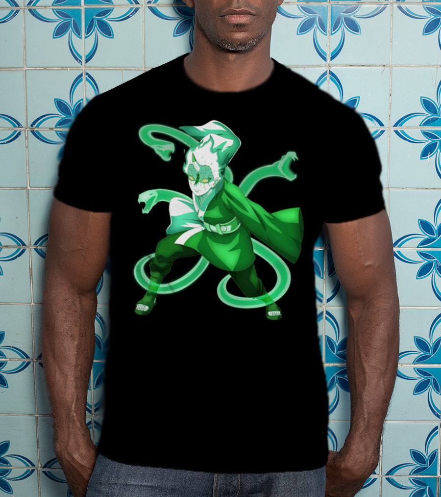 Mitsuki Orochimaru Anakins Striking Green Aura Power Form T-Shirt