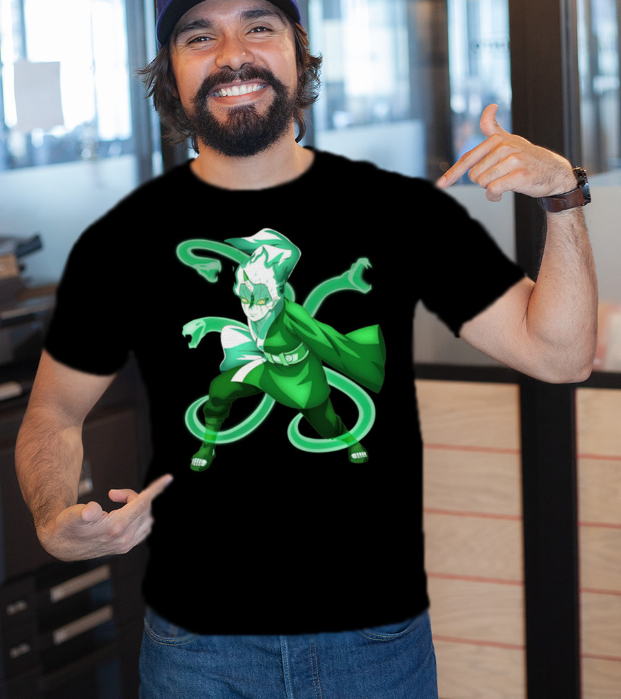 Mitsuki Orochimaru Anakins Striking Green Aura Power Form T-Shirt