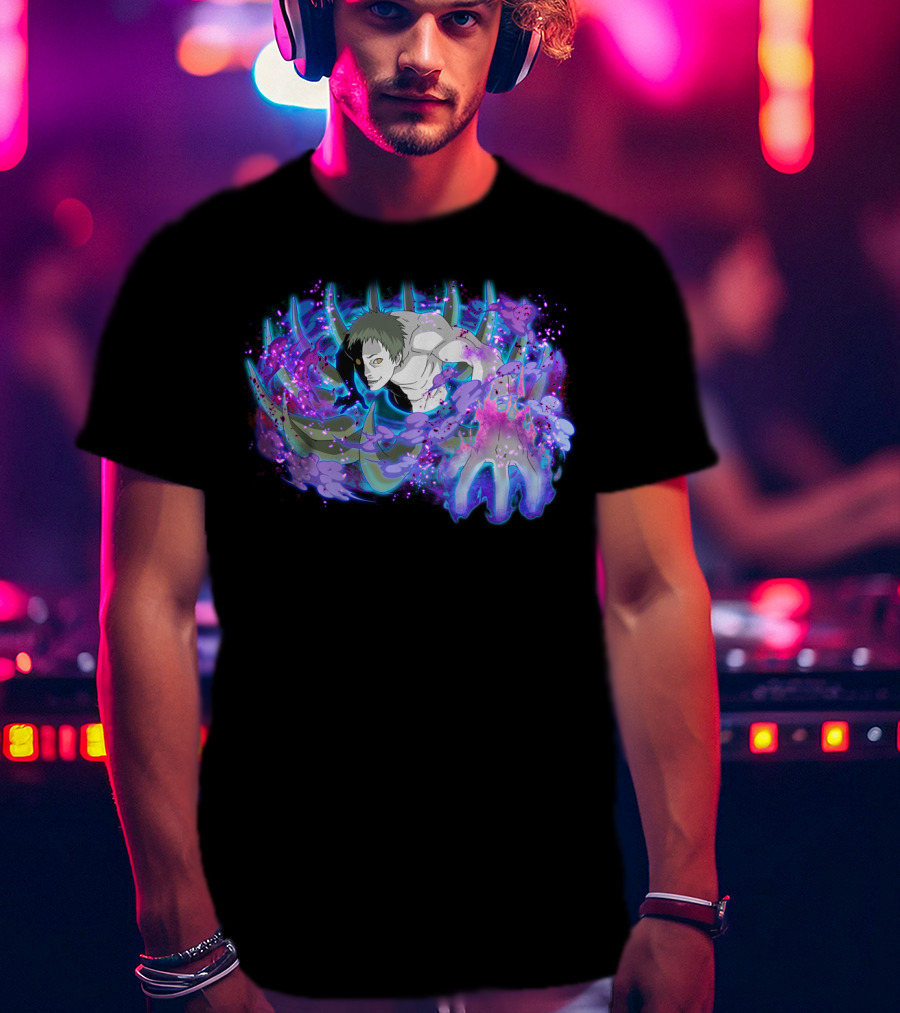 Zetsu Pastel Aura With Purple And Blue Energy Burst T-Shirt