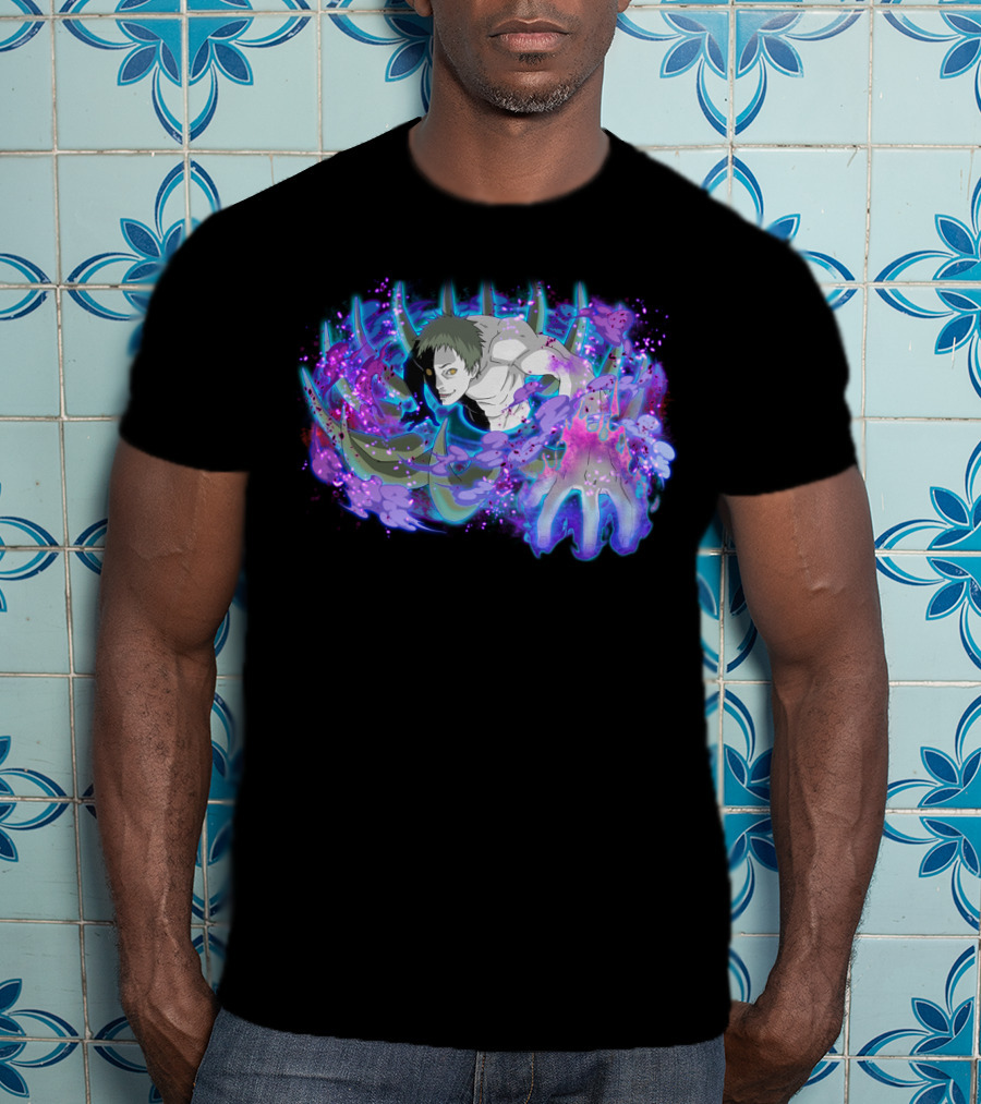 Zetsu Pastel Aura With Purple And Blue Energy Burst T-Shirt
