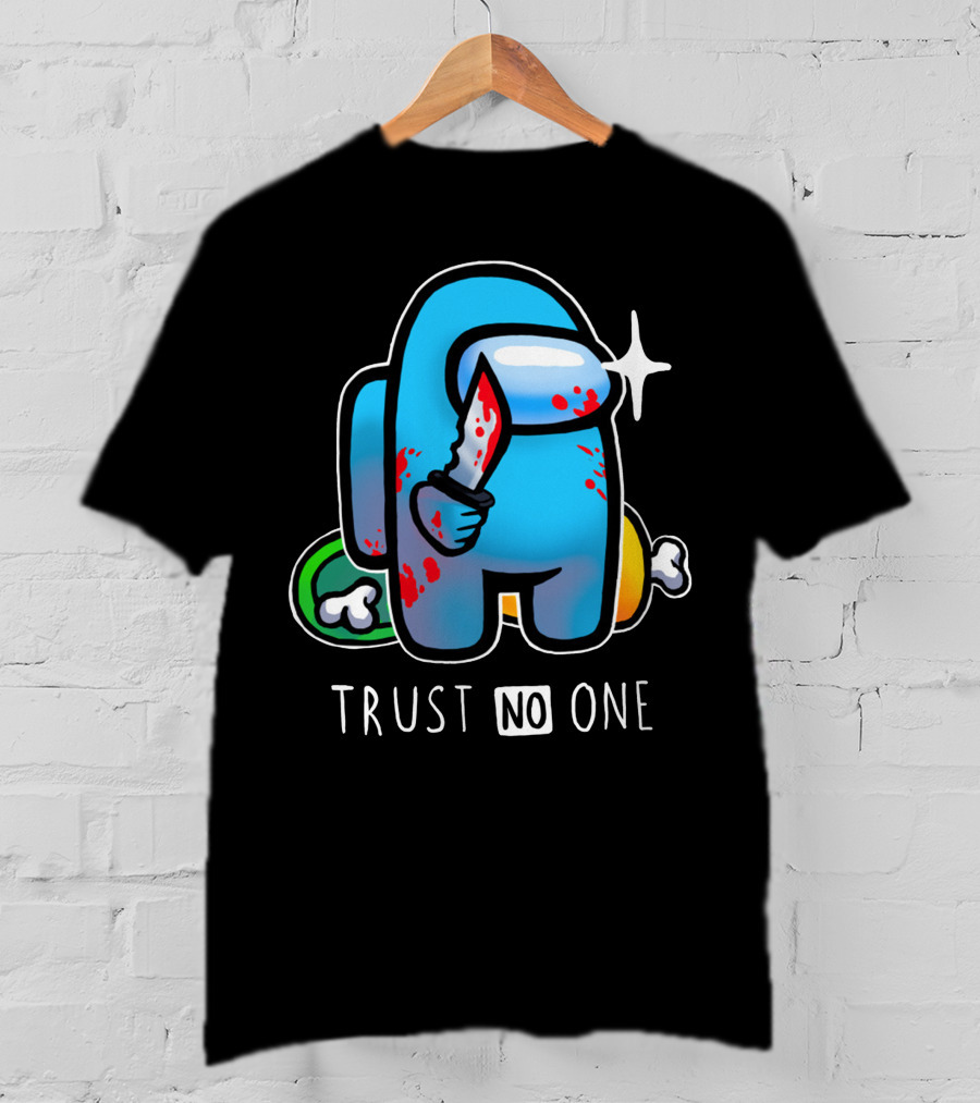 Trust No One Among Us Impostor With Knife T-Shirt
