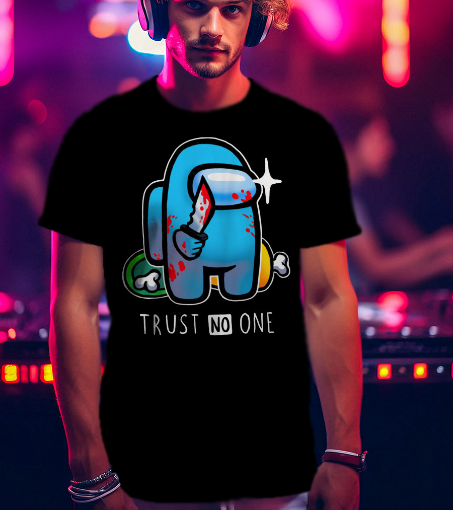 Trust No One Among Us Impostor With Knife T-Shirt