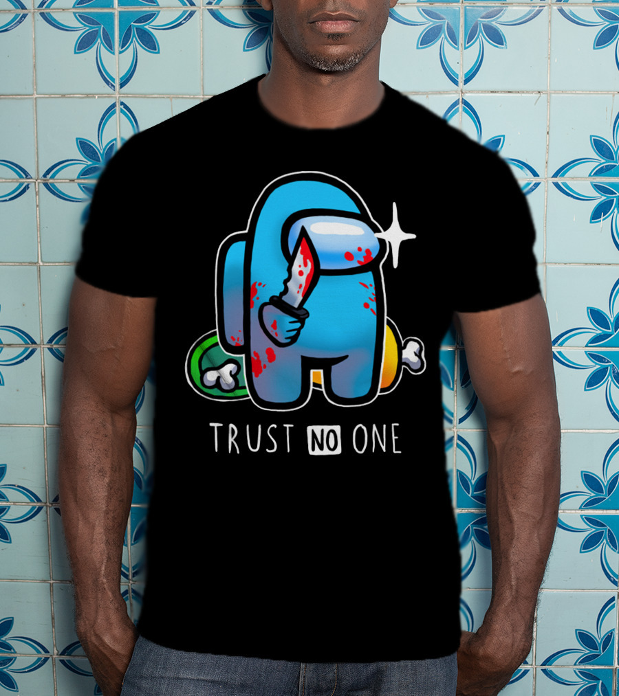 Trust No One Among Us Impostor With Knife T-Shirt