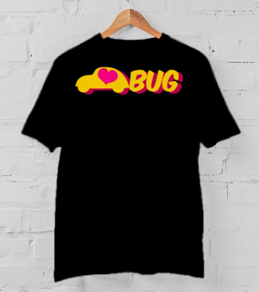 Lovve Bug Heart Car Back To School T-Shirt
