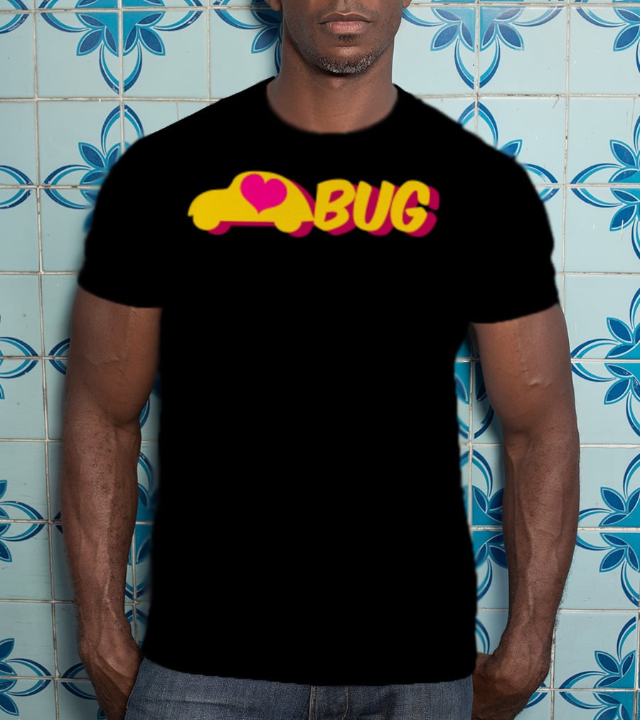 Lovve Bug Heart Car Back To School T-Shirt