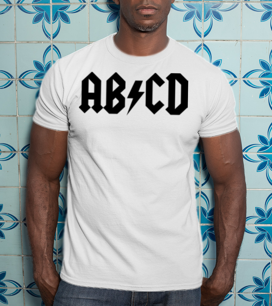 ABCD Lightning Bolt Back To School Alphabet T-Shirt