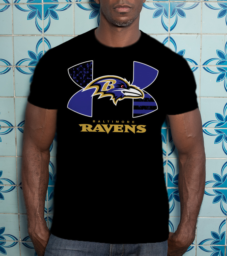 Baltimore Ravens Under Armour Stars And Stripes T-Shirt