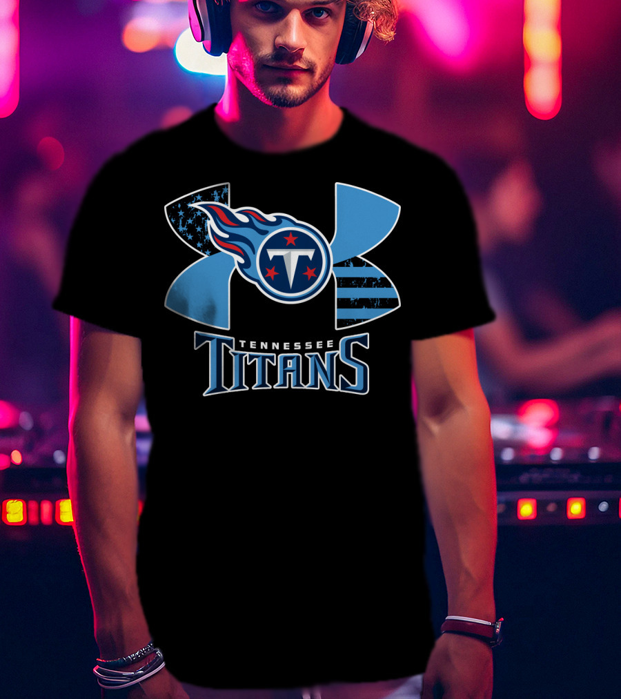 Tennessee Titans Under Armour Logo Fusion T-Shirt