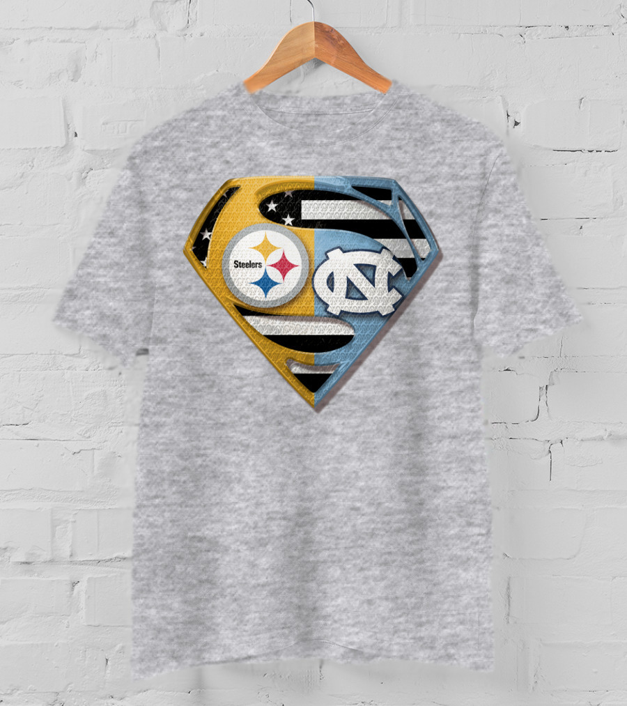 Steelers Nc Superman T-Shirt