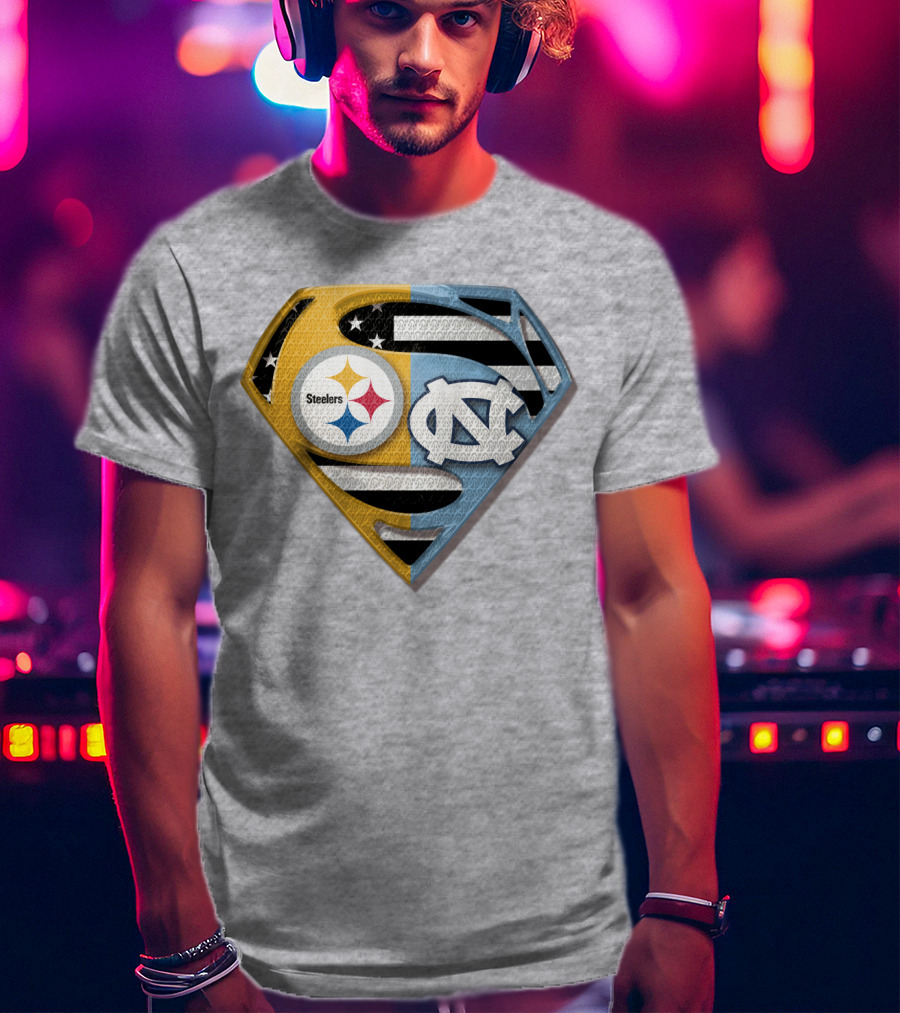 Steelers Nc Superman T-Shirt