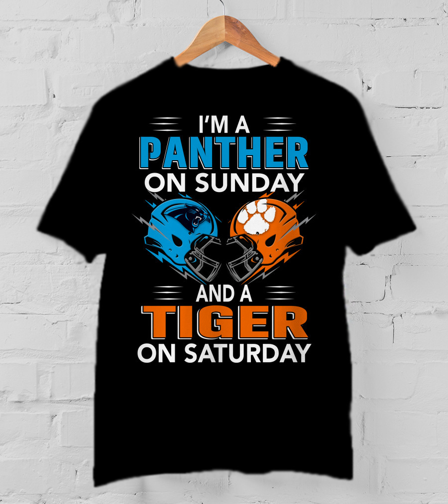 I'm A Panther On Sunday And A Tiger On Saturday T-Shirt