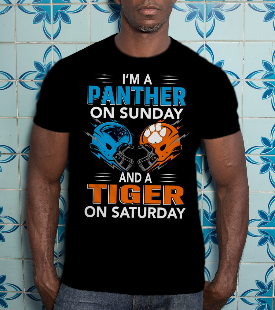 I'm A Panther On Sunday And A Tiger On Saturday T-Shirt
