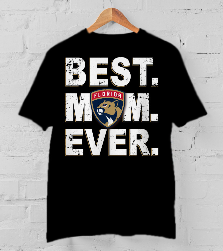 Best Mom Ever Florida Panthers Logo Sports Fan T-Shirt