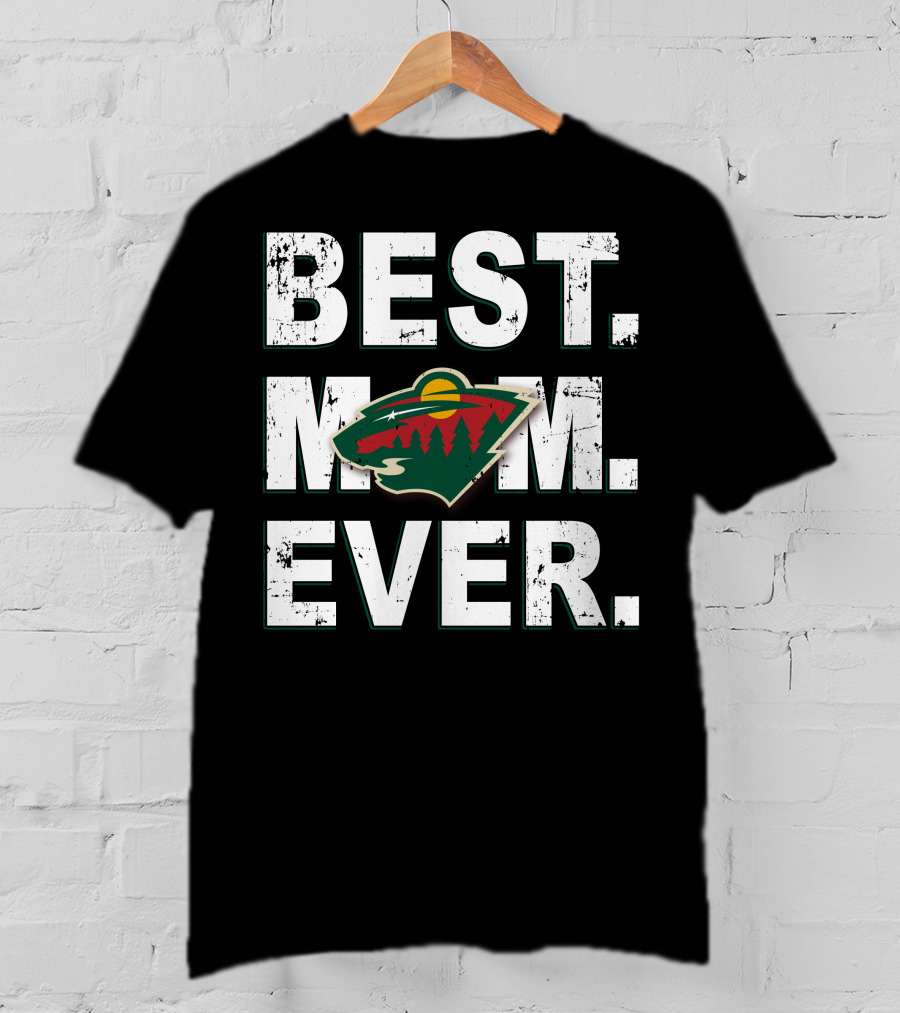BEST MOM EVER Minnesota Wild T-Shirt