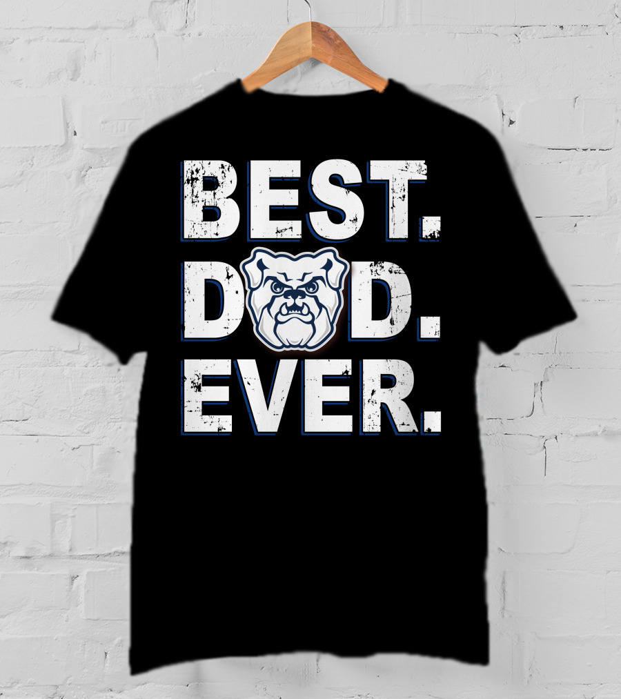 Best Dad Ever Bulldog T-Shirt