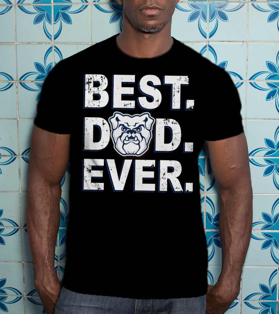 Best Dad Ever Bulldog T-Shirt
