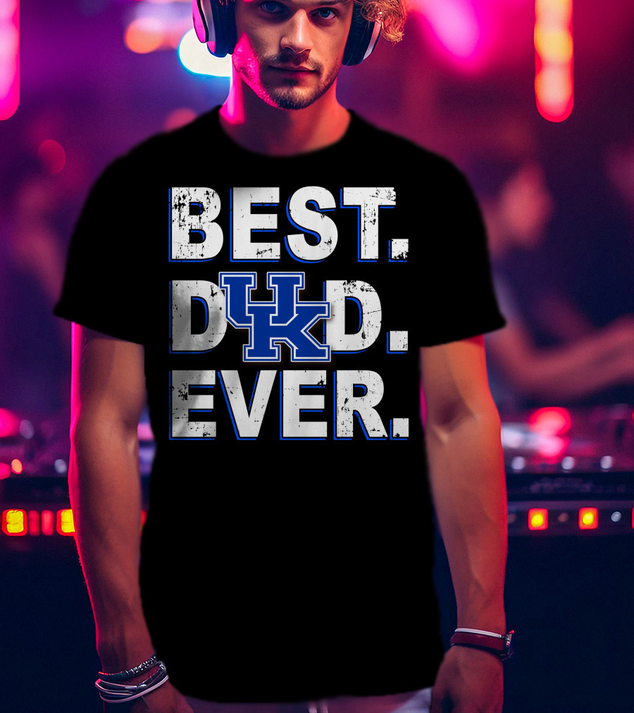 Best Dad Ever Uk Wildcats T-Shirt