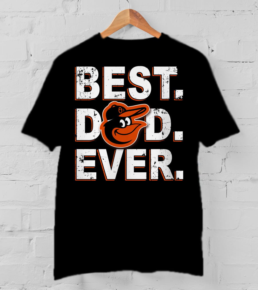 Best Dad Ever Orioles Bird T-Shirt