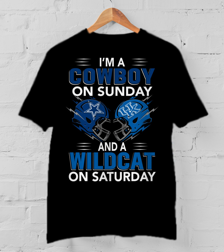 I'm A Cowboy On Sunday And A Wildcat On Saturday T-Shirt