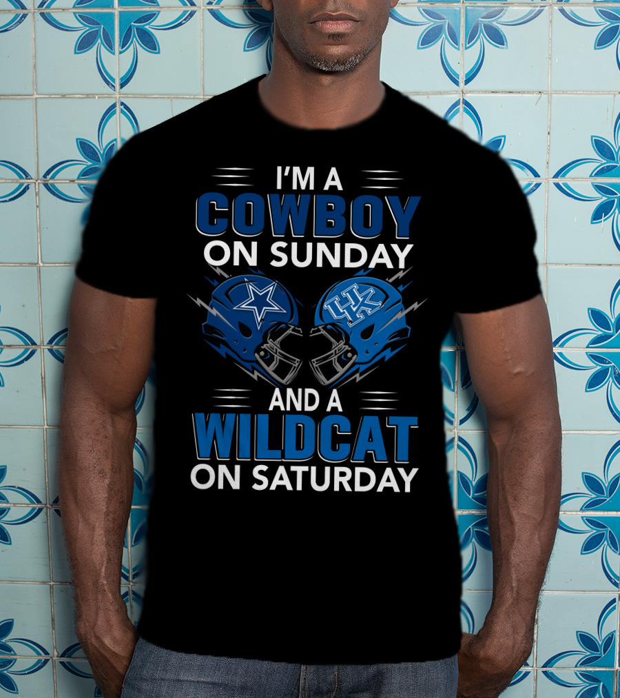 I'm A Cowboy On Sunday And A Wildcat On Saturday T-Shirt