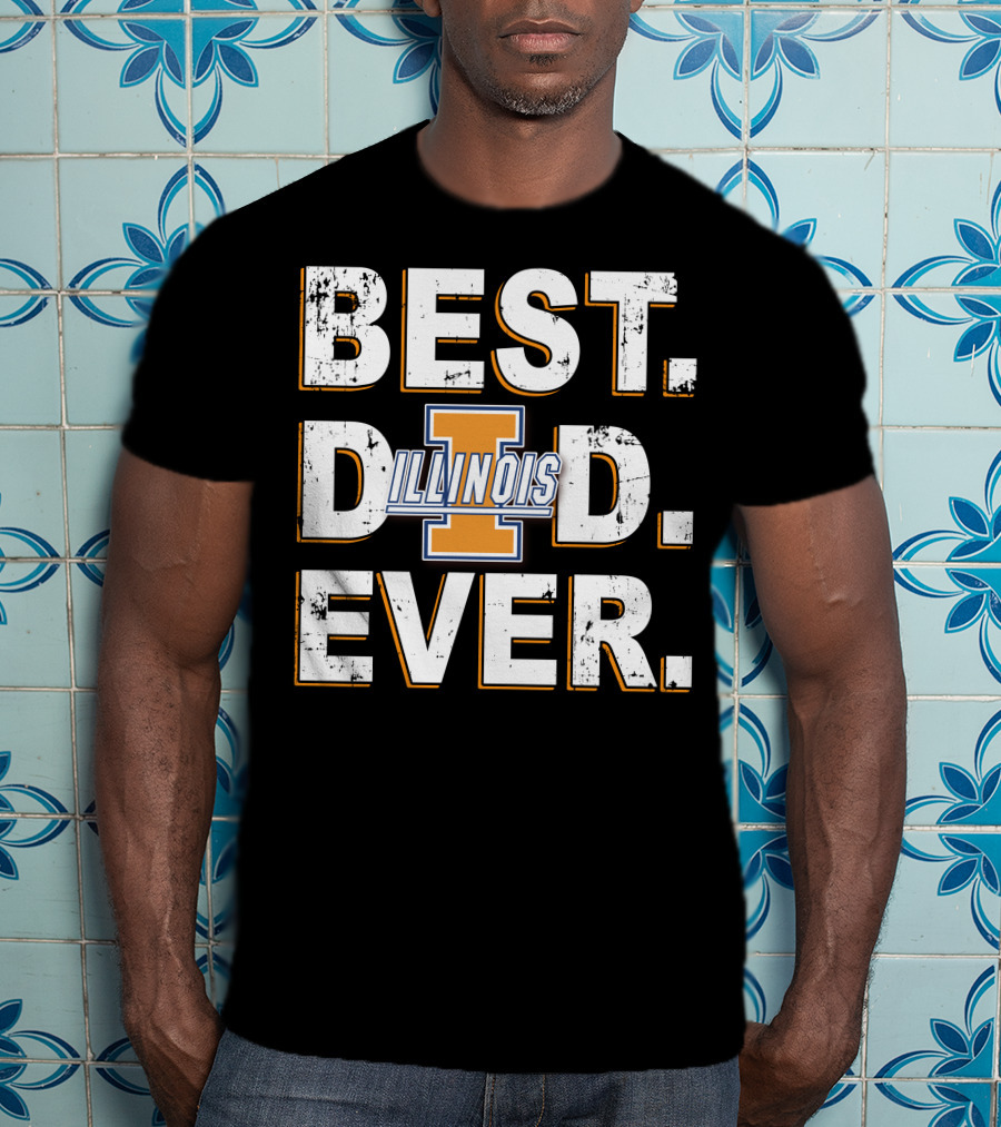 Best Dad Ever Illinois I T-Shirt