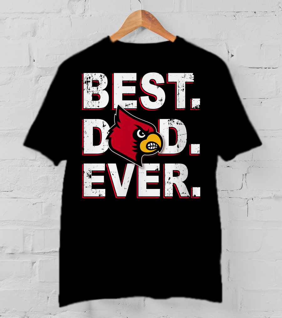 Best Dad Ever Cardinal Bird T-Shirt