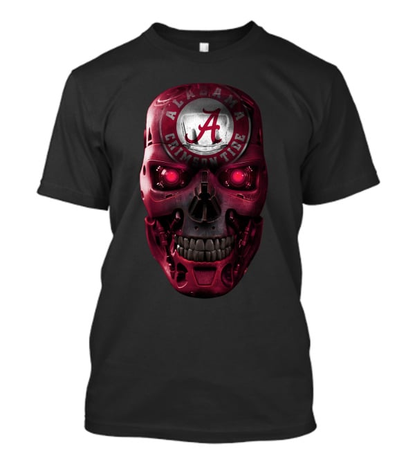 Alabama Crimson Tide Skull T-Shirt