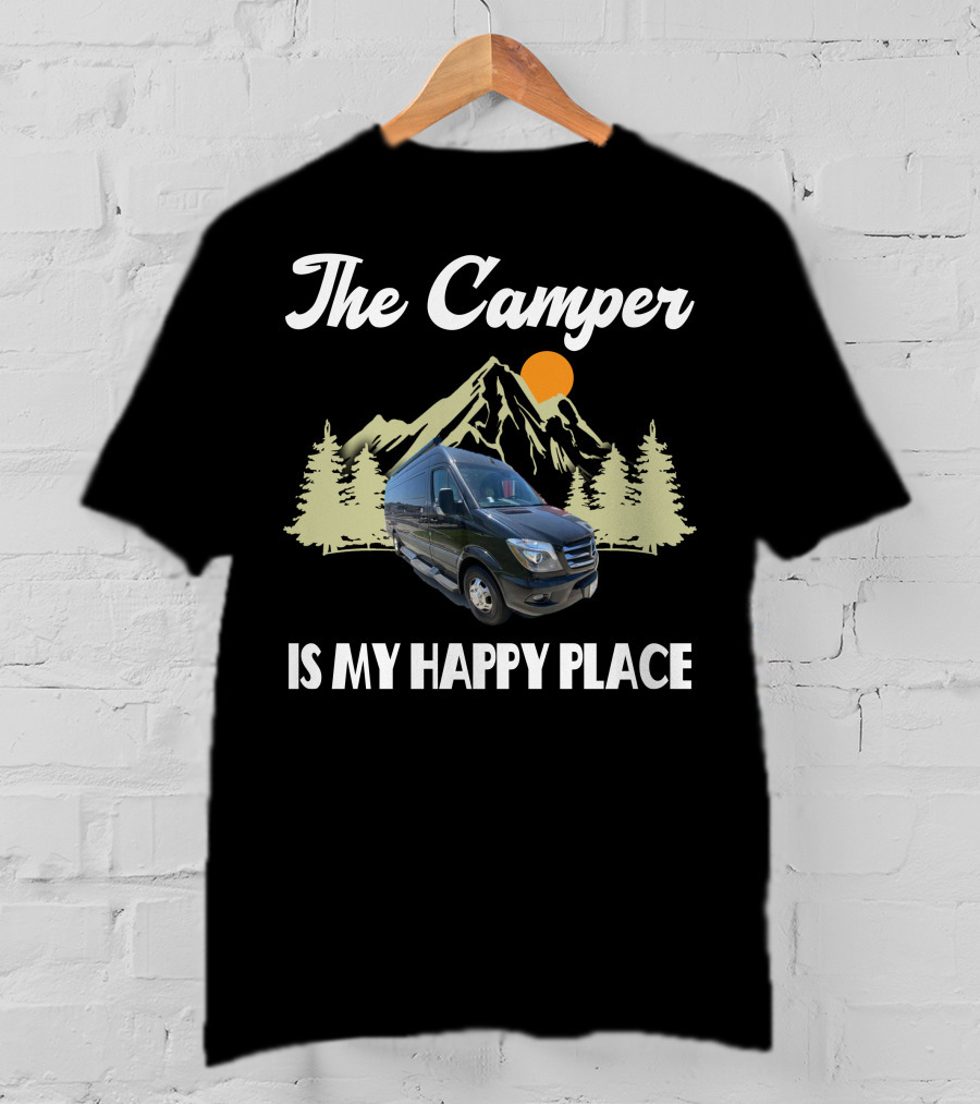 The Camper Van Is My Happy Place Adventure T-Shirt