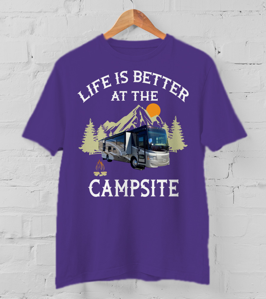 Life Is Better At The Campsite Tiffin Motorhomes ALLEGRO T-Shirt