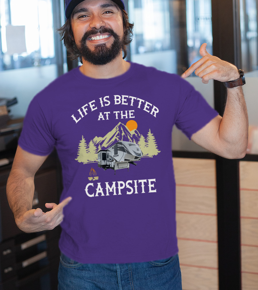 Life Is Better At The Campsite Momentum M Class 348M T-Shirt