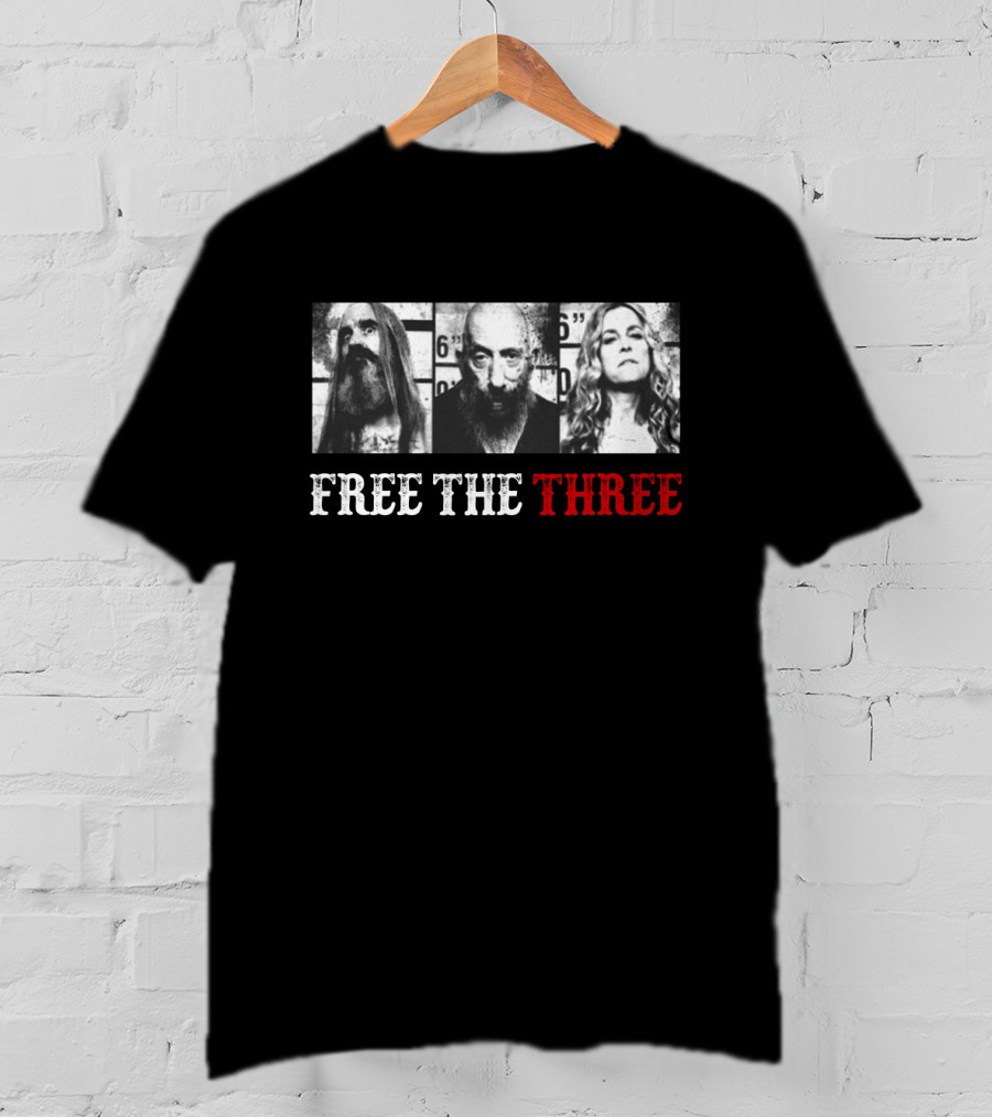 Free The Three 3 From Hell Mugshot T-Shirt
