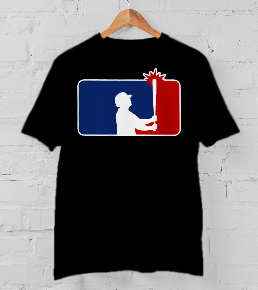 Let Brett Bang MLB Funny Parody Baseball Bat T-Shirt