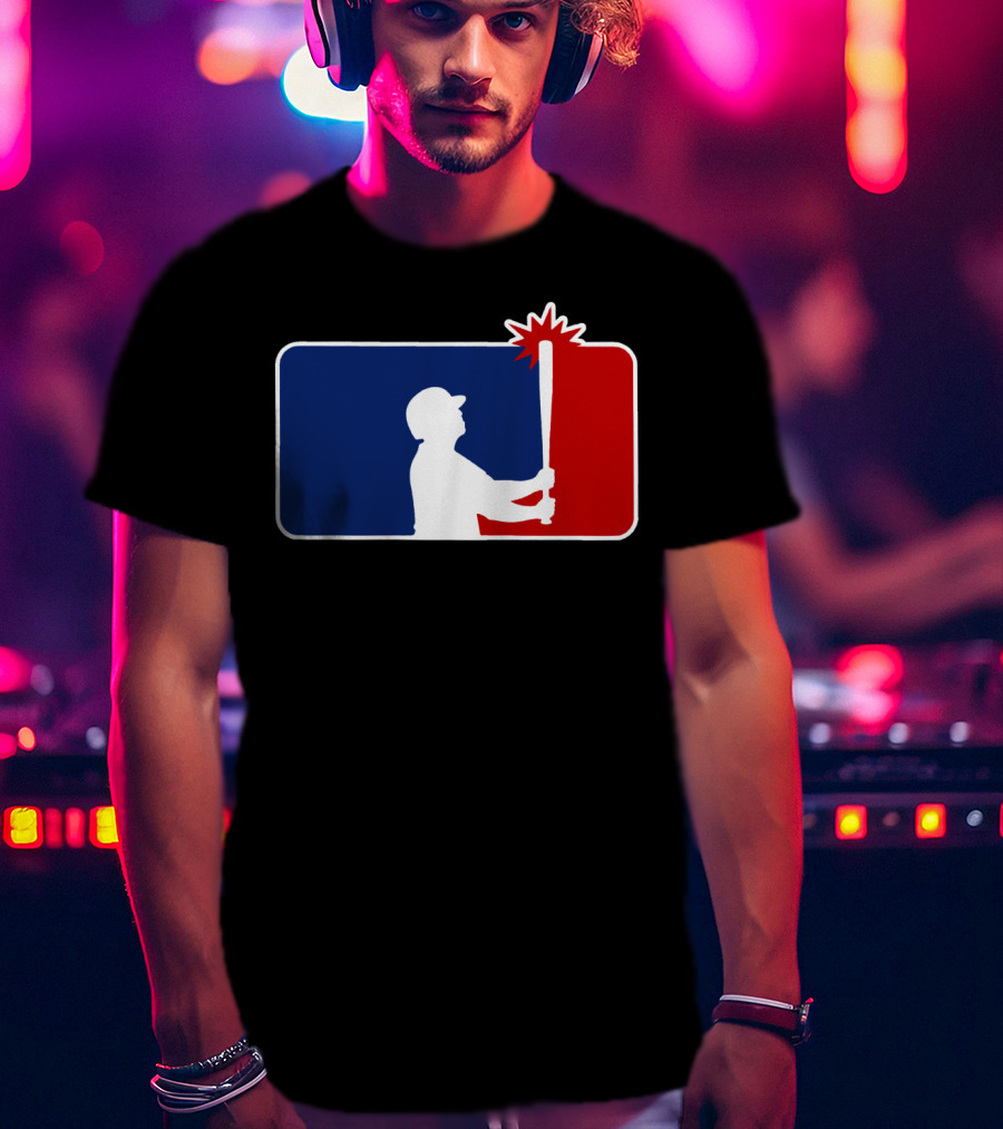 Let Brett Bang MLB Funny Parody Baseball Bat T-Shirt