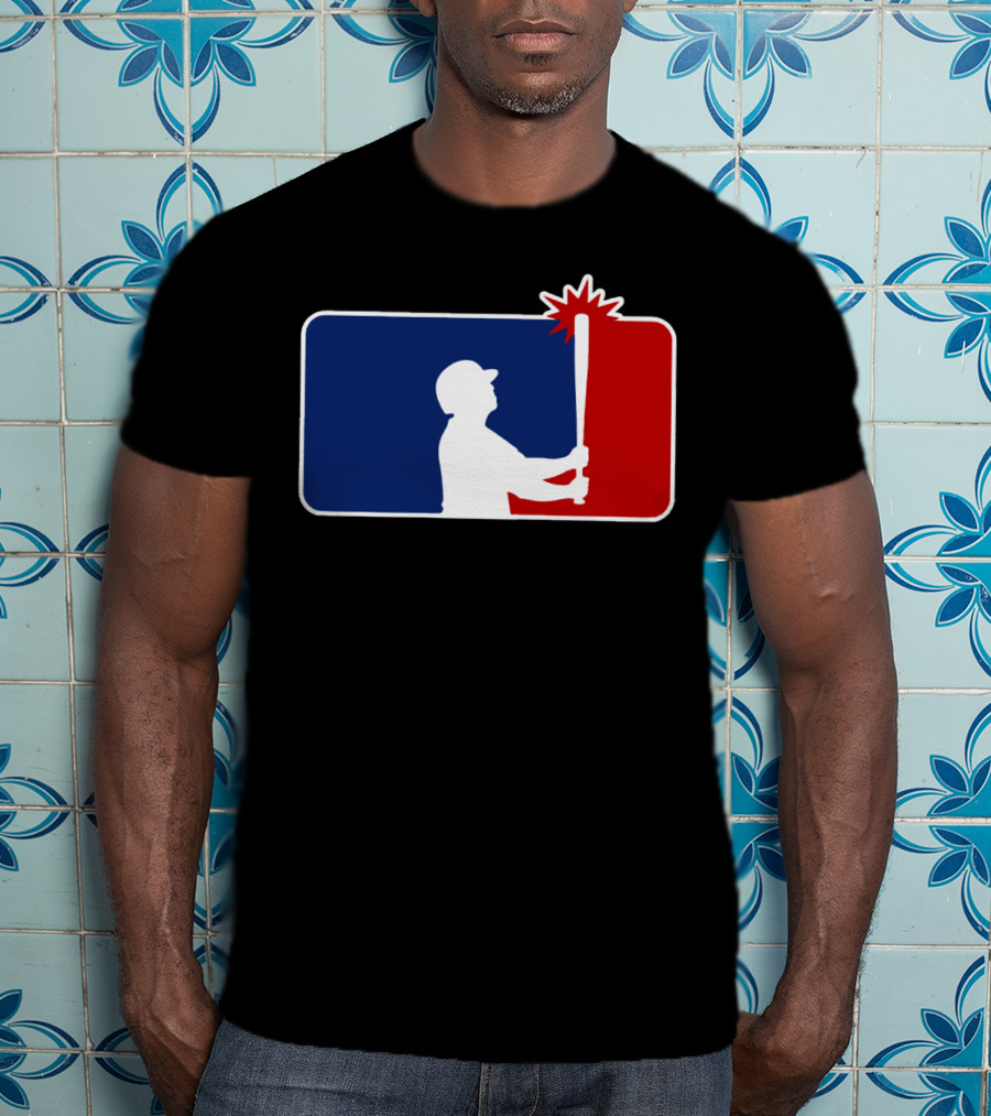 Let Brett Bang MLB Funny Parody Baseball Bat T-Shirt