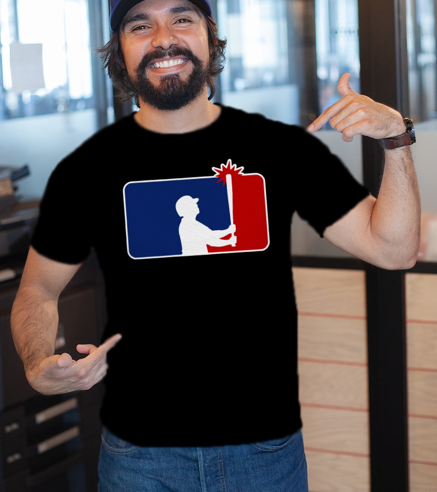 Let Brett Bang MLB Funny Parody Baseball Bat T-Shirt
