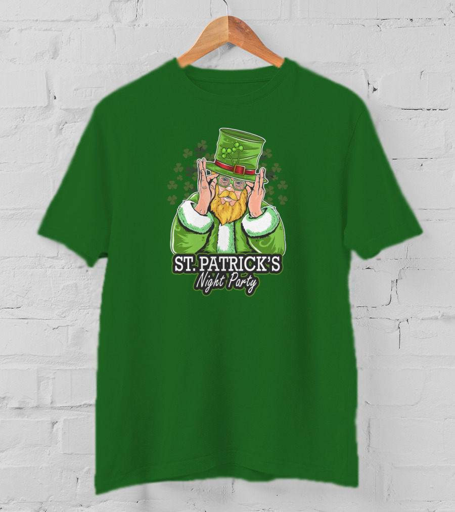 ST. PATRICK'S NIGHT PARTY Irish Leprechaun T-Shirt