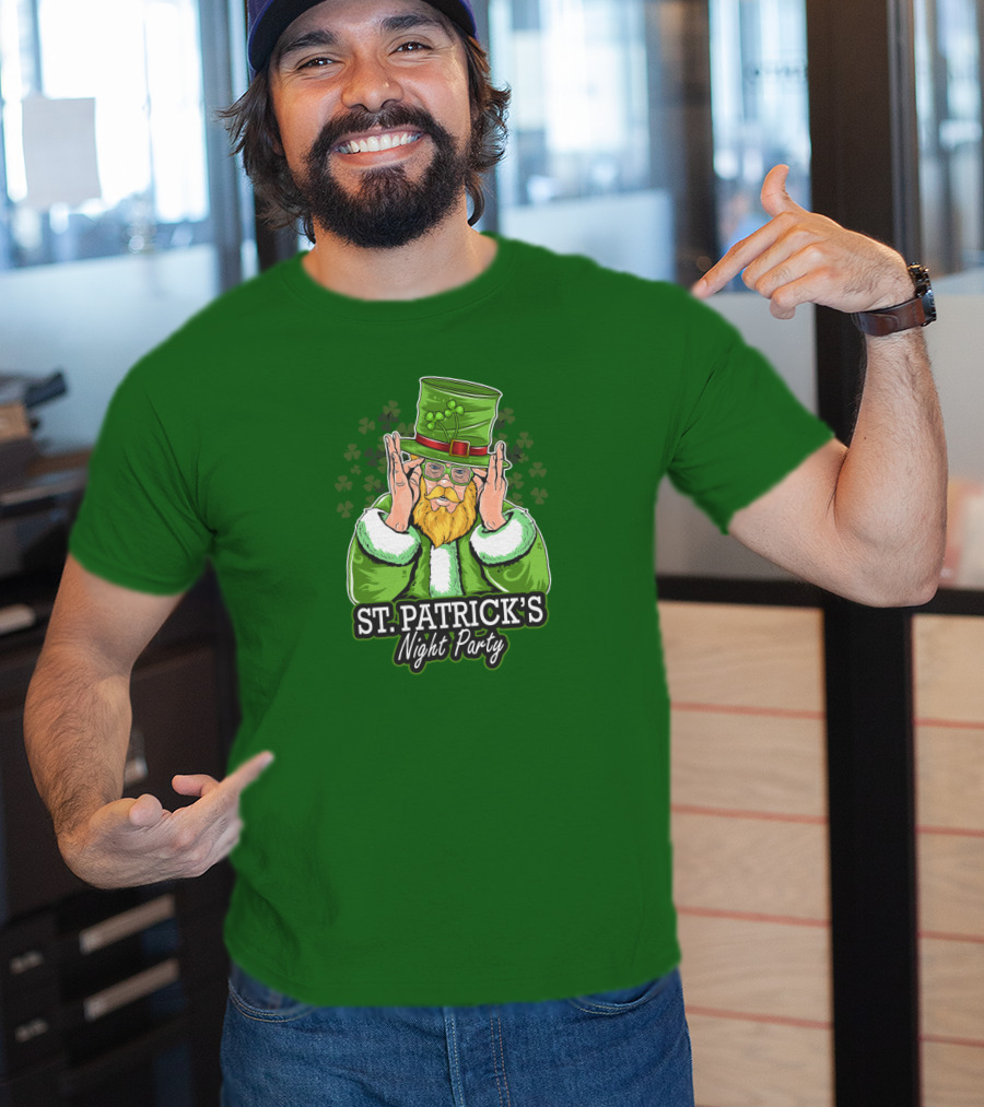 ST. PATRICK'S NIGHT PARTY Irish Leprechaun T-Shirt
