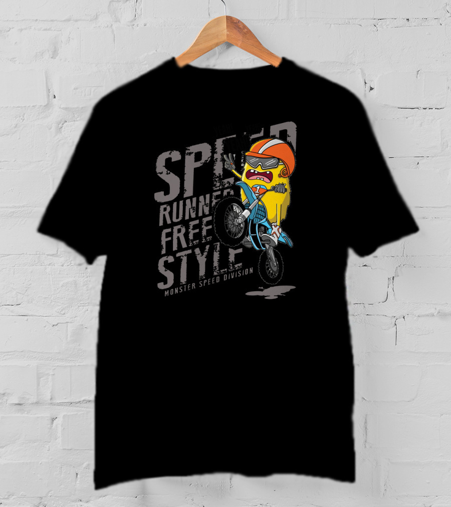 Speed Runner Freestyle Monster Speed Division Yeah T-Shirt