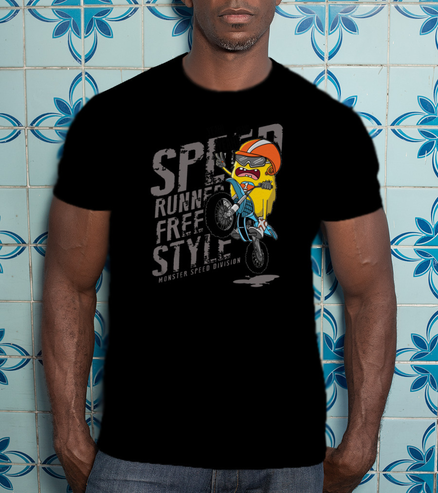 Speed Runner Freestyle Monster Speed Division Yeah T-Shirt