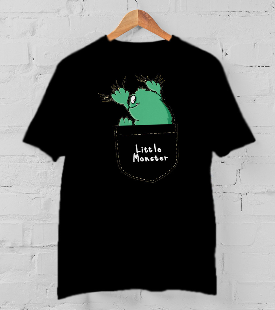 Little Monster Inside The Pocket T-Shirt