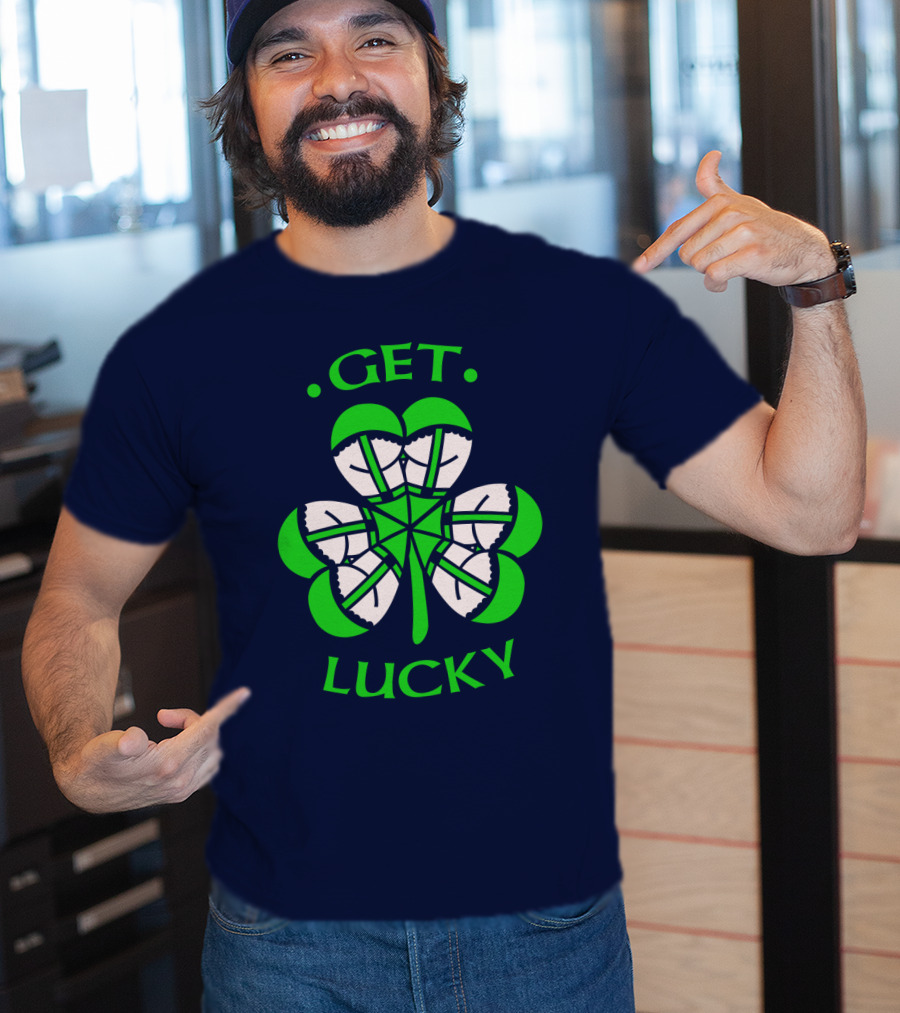 Get Lucky Irish Shamrock Clover St. Patrick's Day T-Shirt
