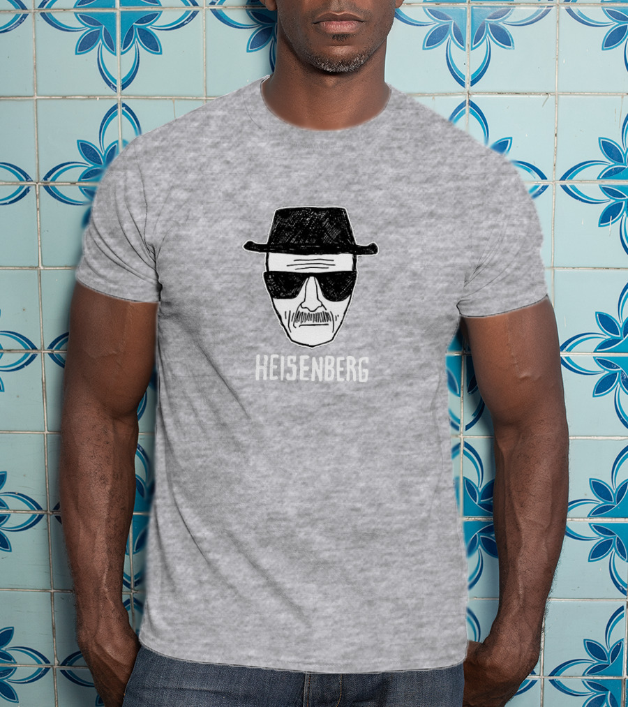 Heisenberg Hat Sunglasses Mask Face T-Shirt