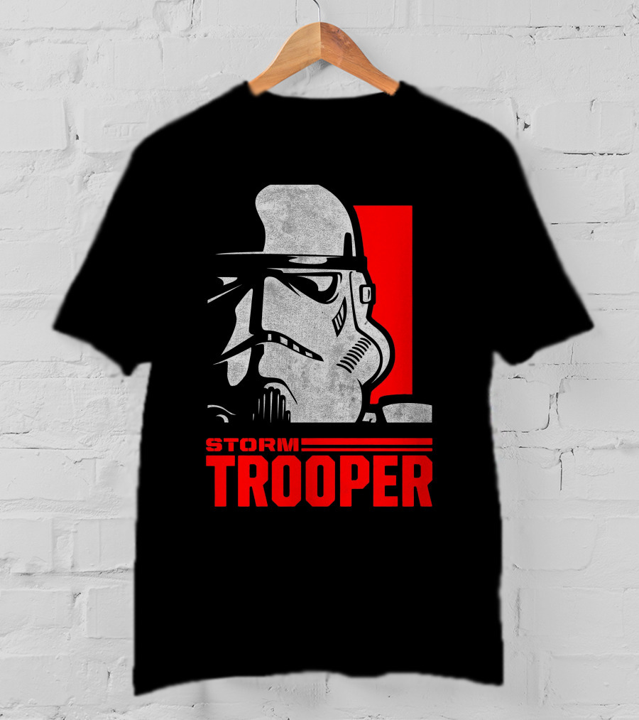 STORM TROOPER Star Wars Red Rectangle T-Shirt