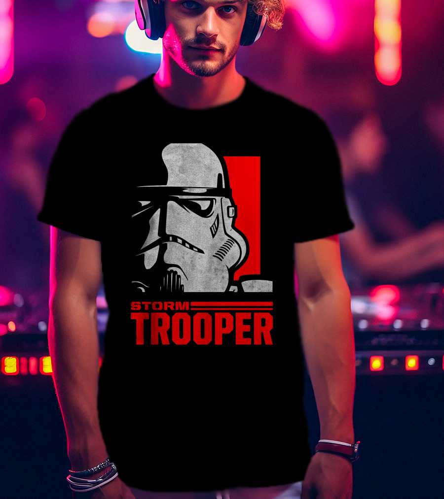 STORM TROOPER Star Wars Red Rectangle T-Shirt