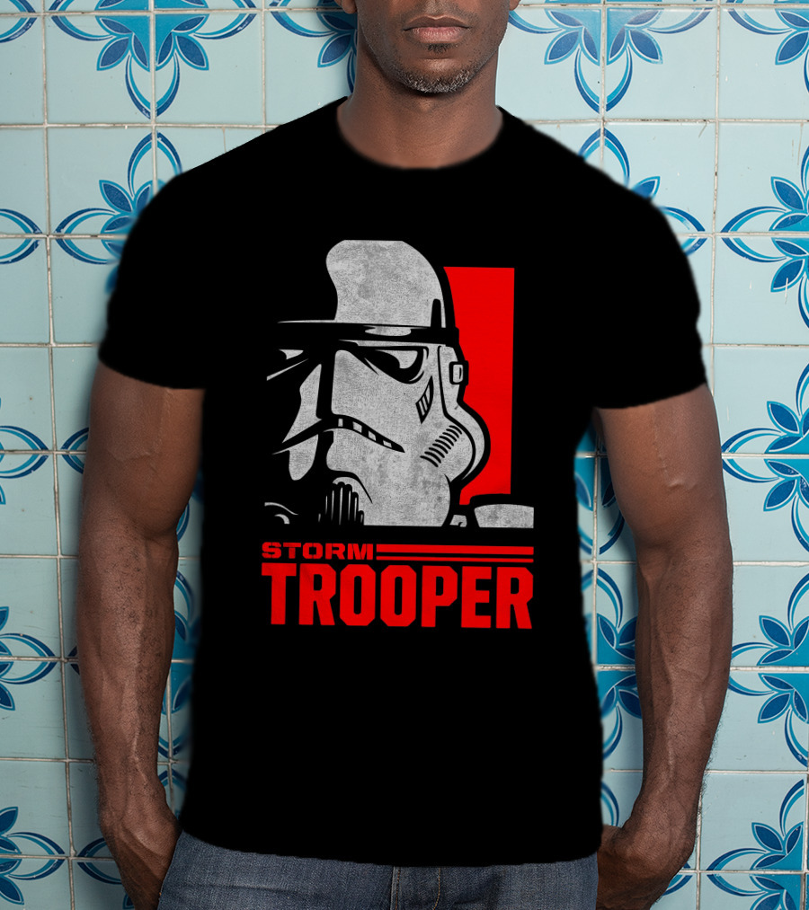 STORM TROOPER Star Wars Red Rectangle T-Shirt