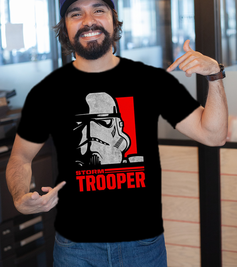 STORM TROOPER Star Wars Red Rectangle T-Shirt