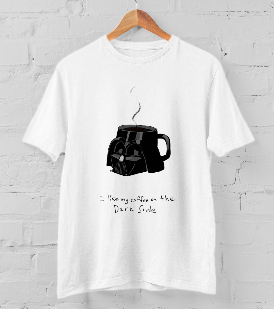 I Like My Coffee On The Dark Side Darth Vader Mug T-Shirt